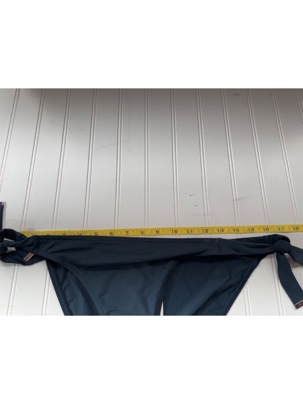 Calvin Klein Swim Bikini Bottom Navy Large Adjustable Tie-Sides Beach Summer - Picture 5 of 5